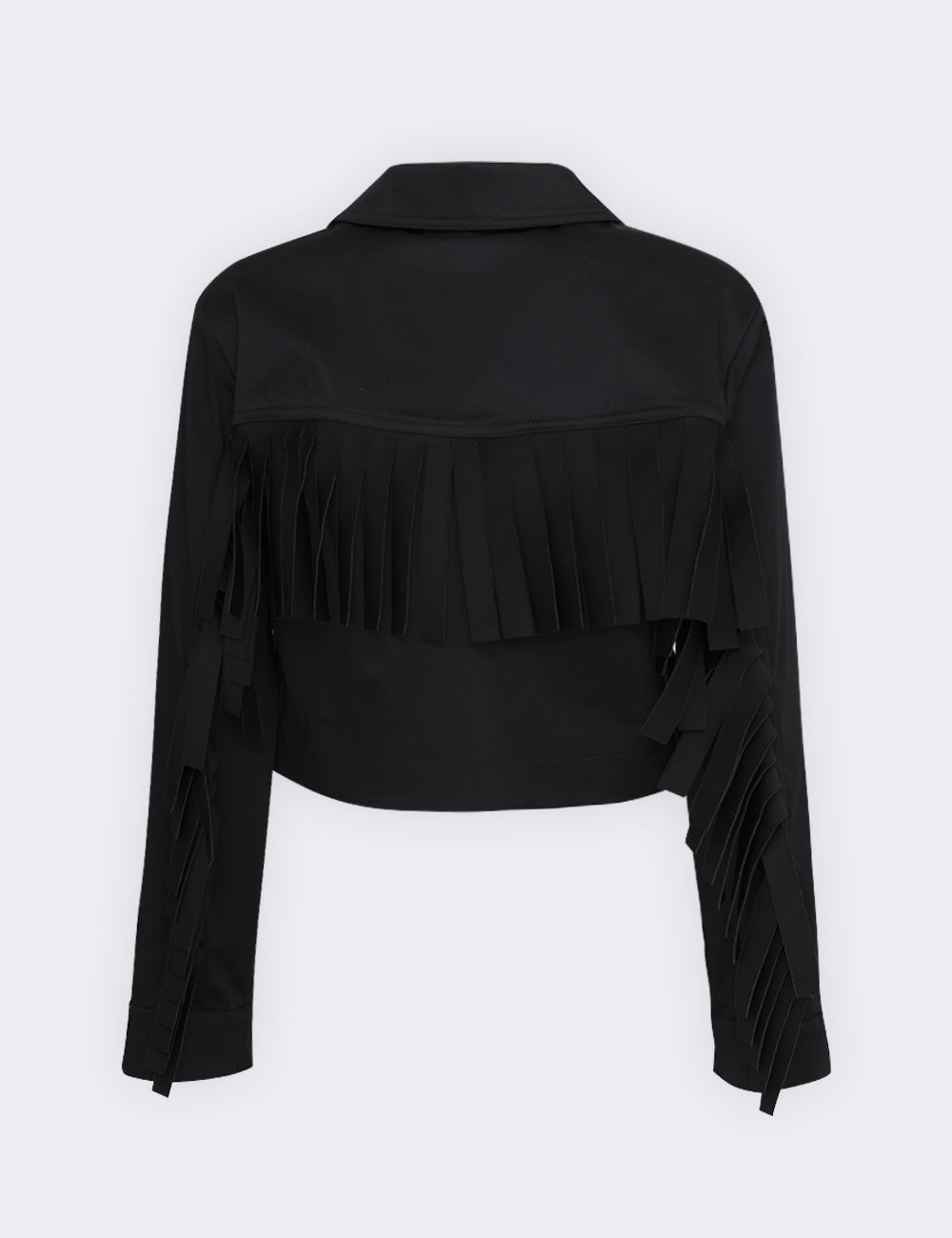 Jijil Giacca crop con frange Promozione