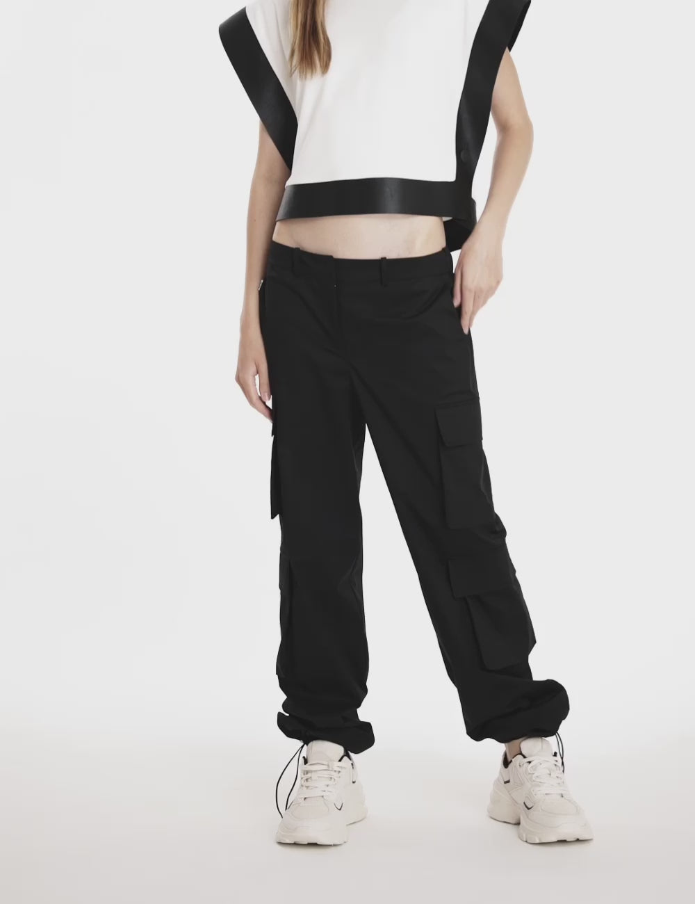 Jijil Pantalone cargo in cotone Shopping Online