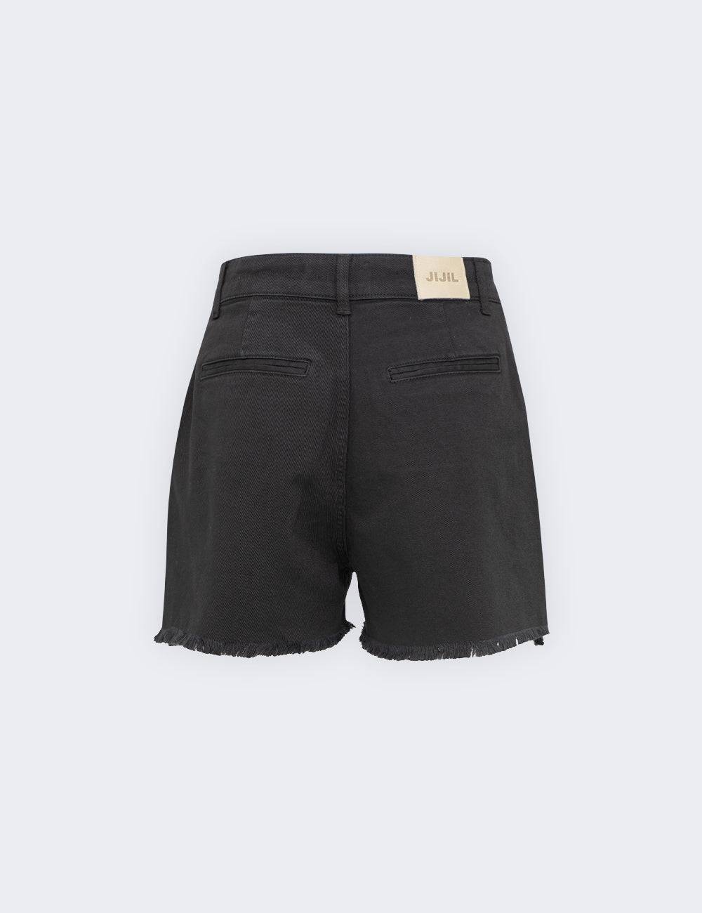 Jijil Shorts in cotone con bordo sfrangiato Sconto