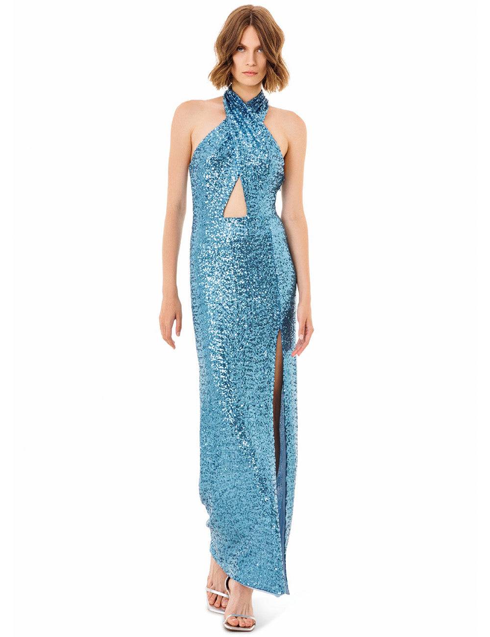 Jijil Abito a sirena con paillettes