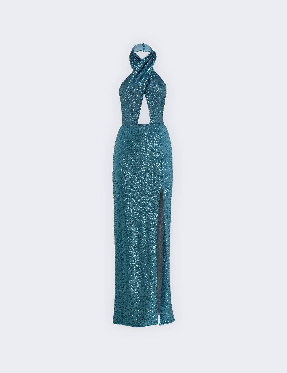 Jijil Abito a sirena con paillettes Offerte