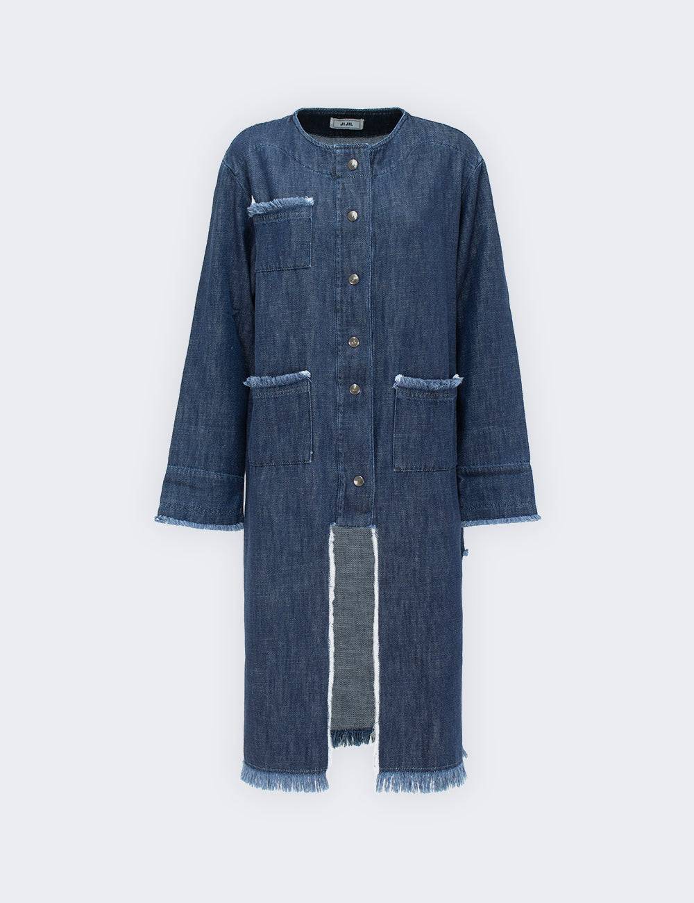 Jijil Spolverino in denim Vendita Economica