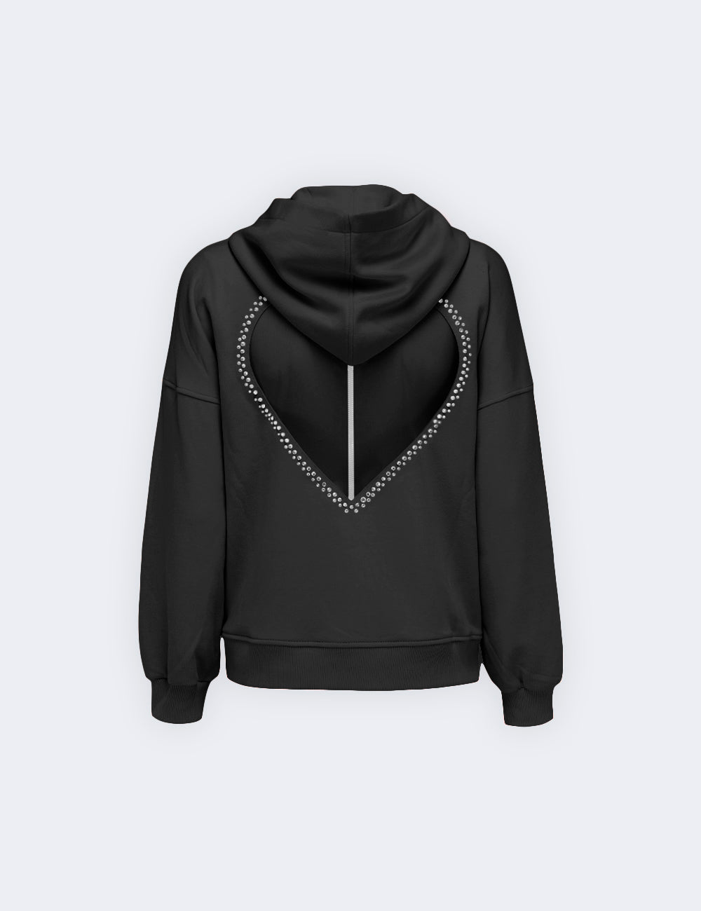 Jijil Felpa con dettaglio cuore sul retro Saldi Di Fabbrica