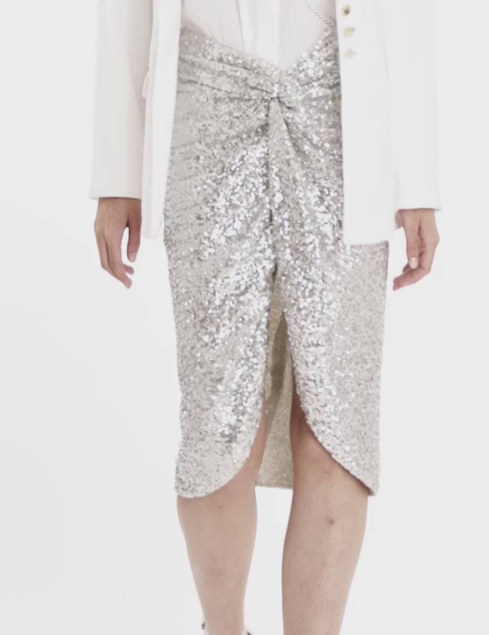 Jijil Gonna longuette con paillettes Ultimi tre giorni