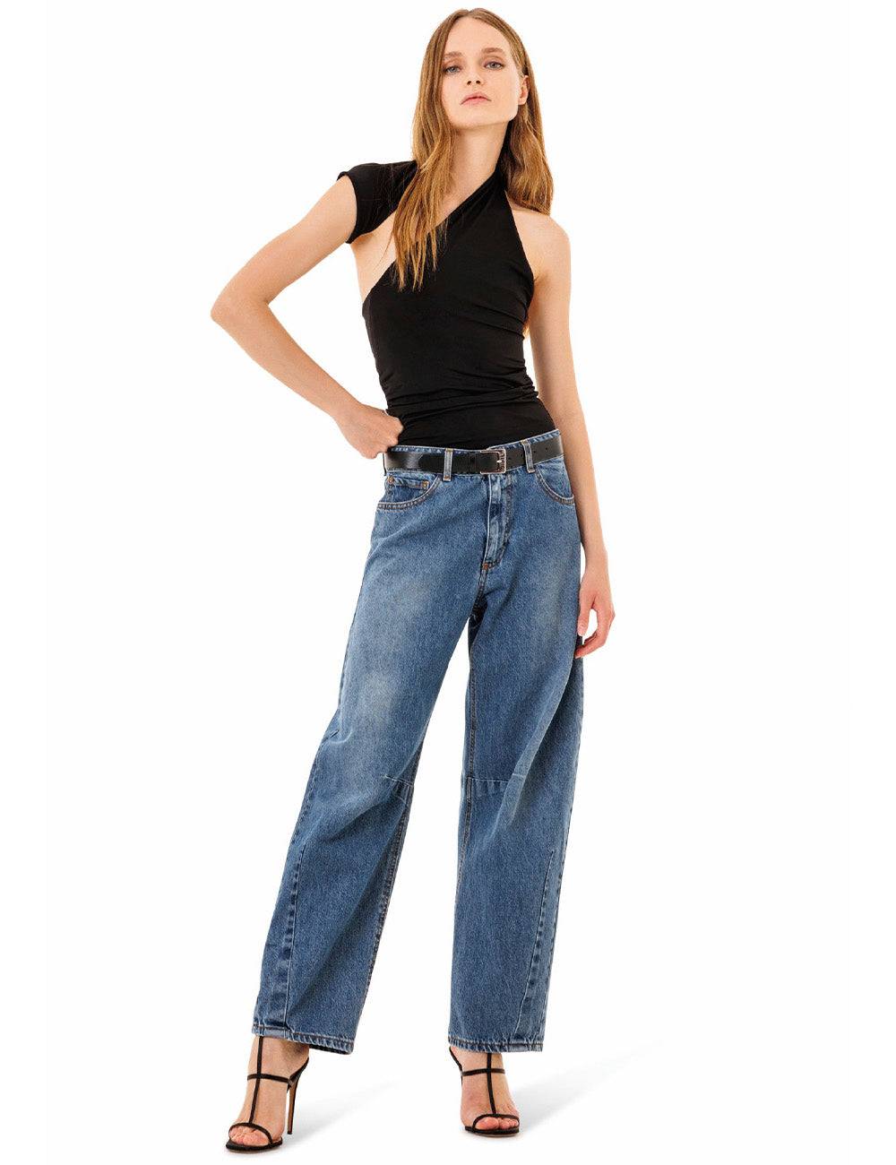 Jijil Jeans 5 tasche con gamba larga