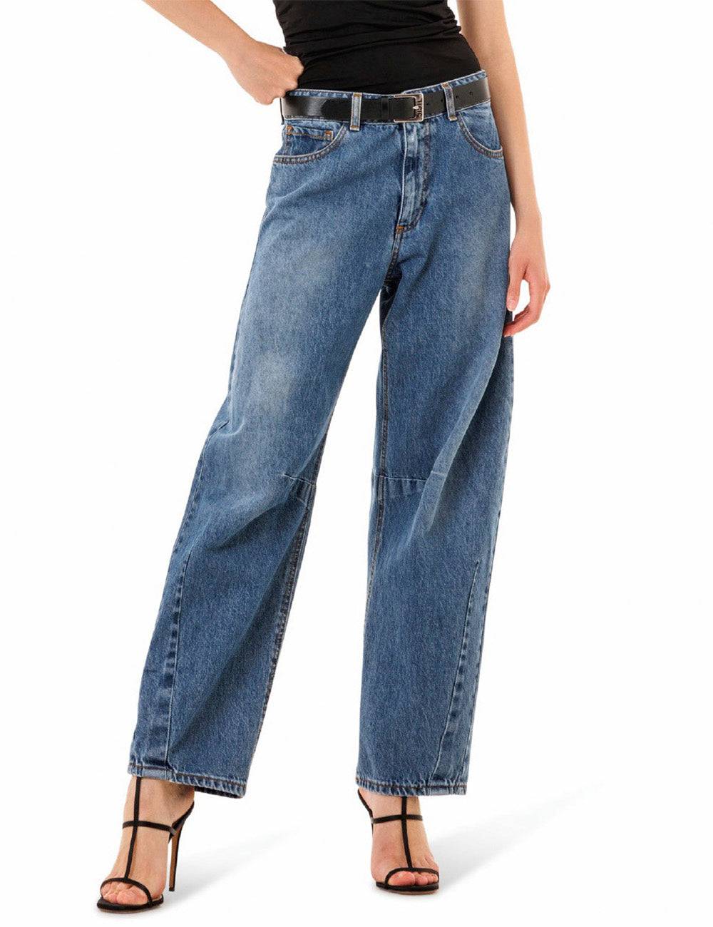 Jijil Jeans 5 tasche con gamba larga Negozio