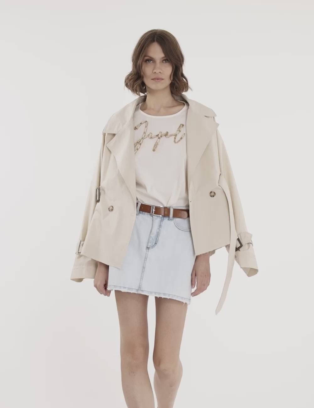 Jijil Giacca modello trench Vendita