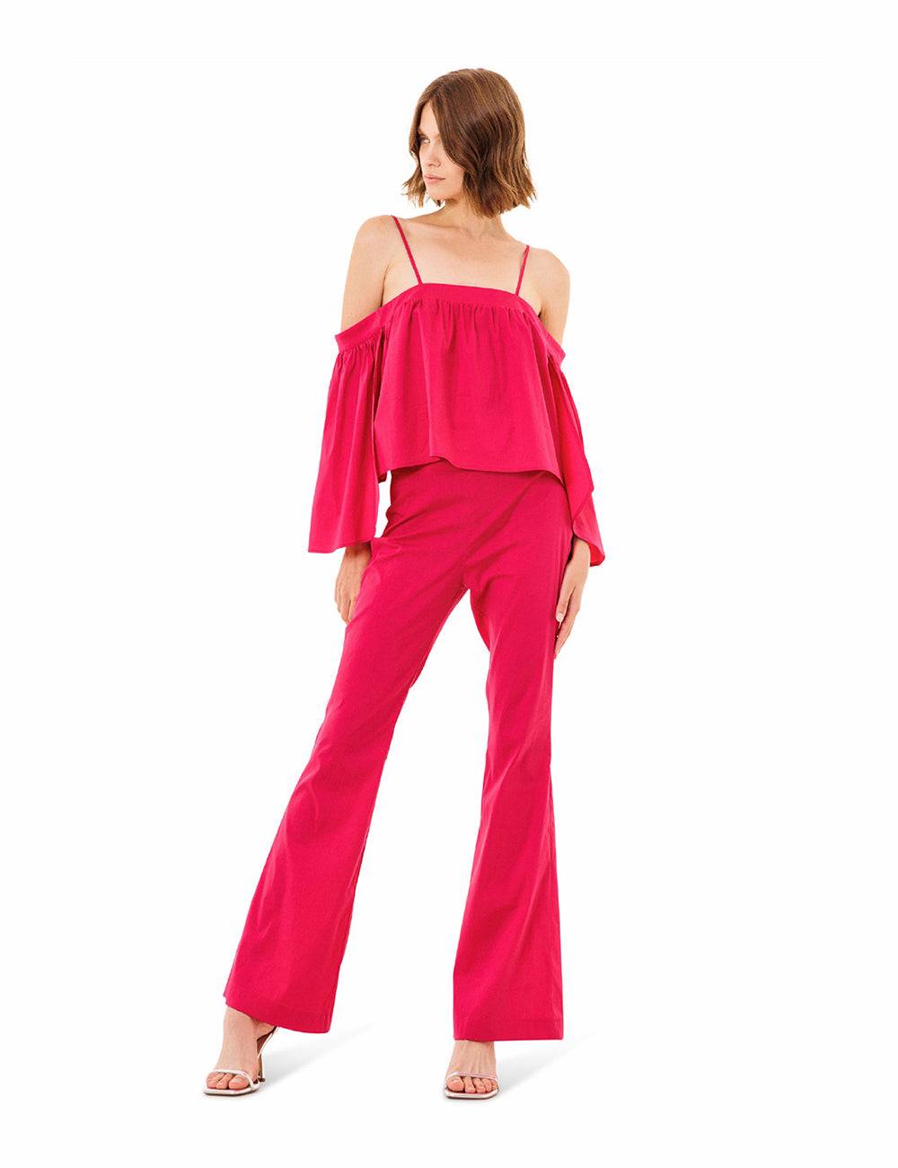 Jijil Blusa con scollo a barca e bretelle sottili Italy