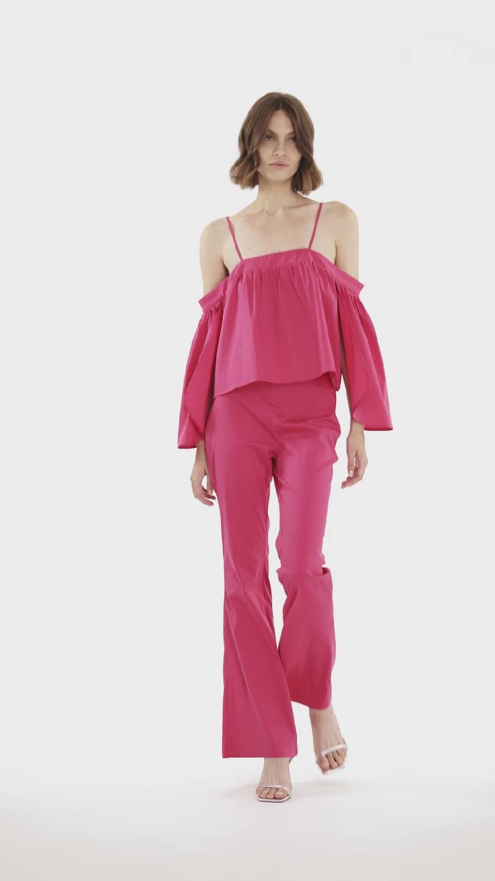Jijil Blusa con scollo a barca e bretelle sottili Italy