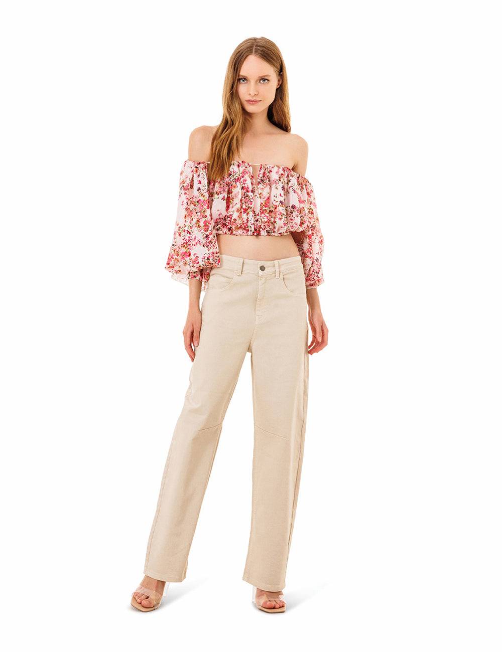 Jijil Pantalone in cotone Soddisfazione Garantita