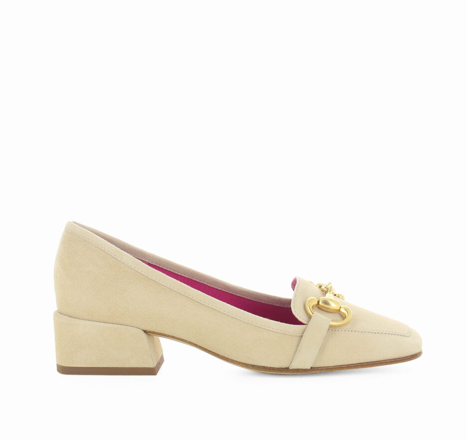 Le Babe MOCASSINI IN VELOUR NUT