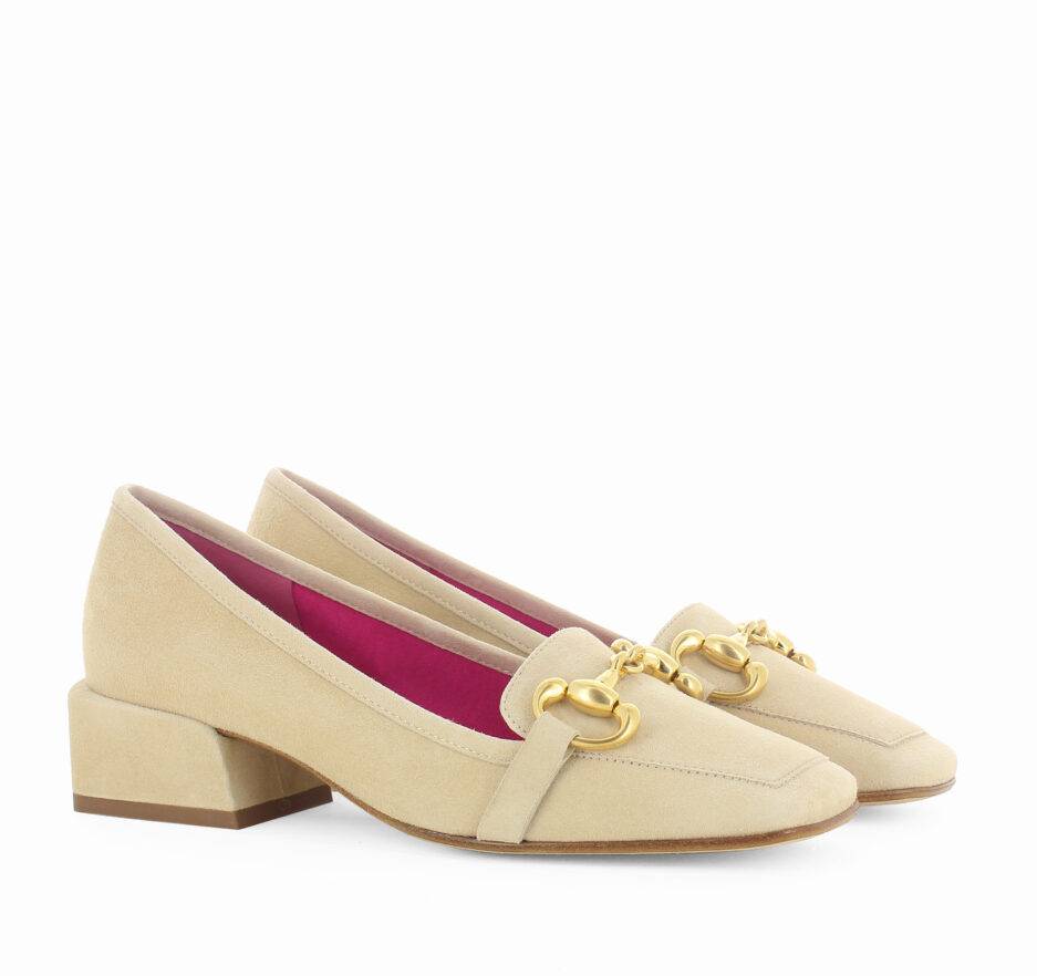 Le Babe MOCASSINI IN VELOUR NUT Promozione