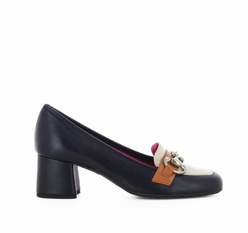 Le Babe MOCASSINI IN NAPPA NERA