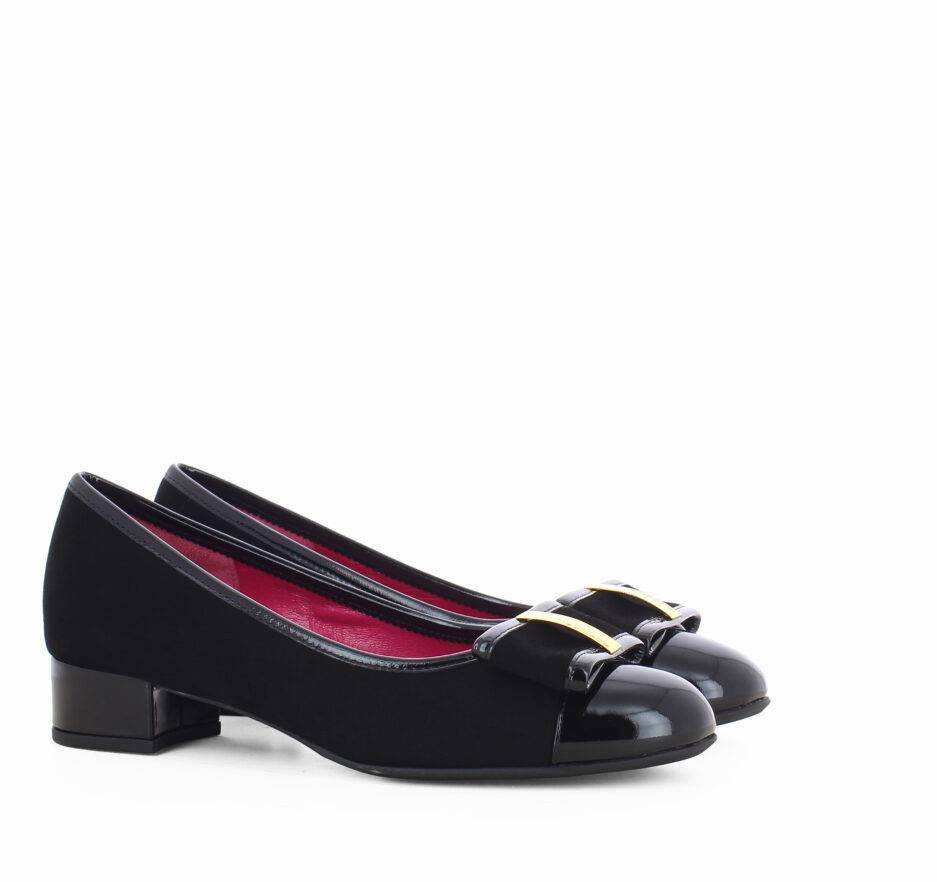 Le Babe BALLERINE IN VELOUR NERO Sottocosto