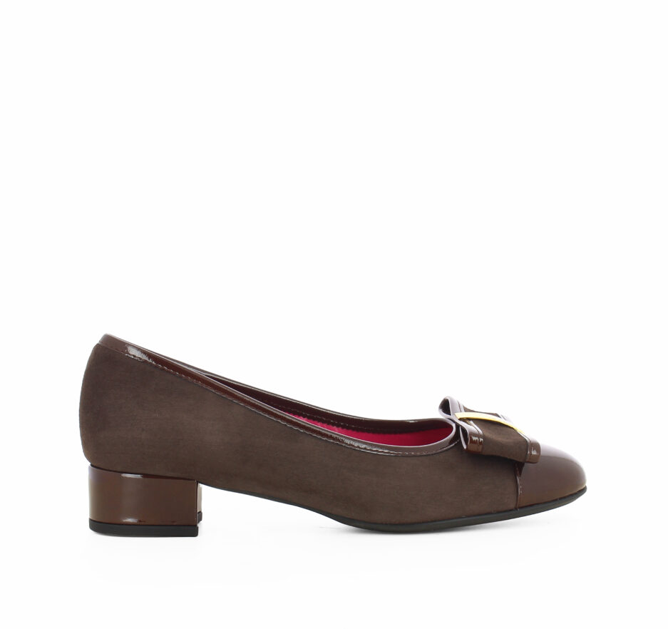 Le Babe BALLERINE IN VELOUR TESTA DI MORO