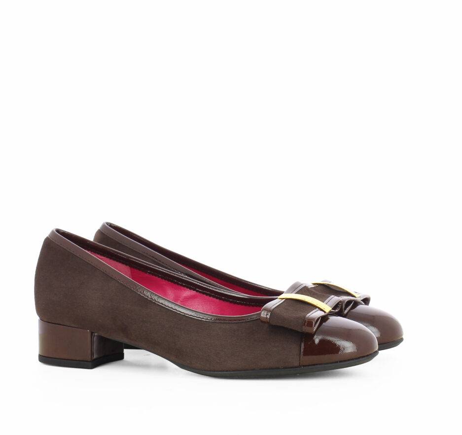 Le Babe BALLERINE IN VELOUR TESTA DI MORO Convenienza