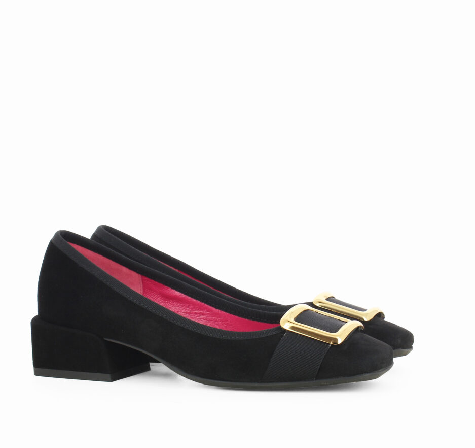 Le Babe BALLERINE IN VELOUR NERO Novità