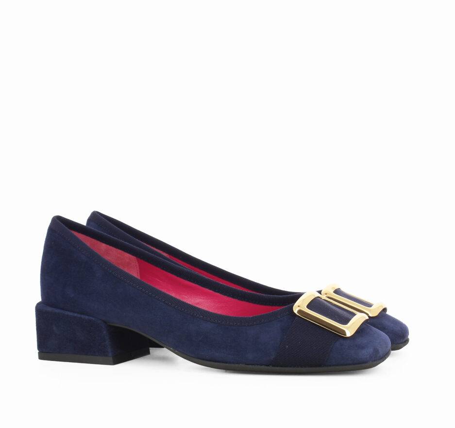 Le Babe BALLERINE IN VELOUR BLU Nuovi prodotti