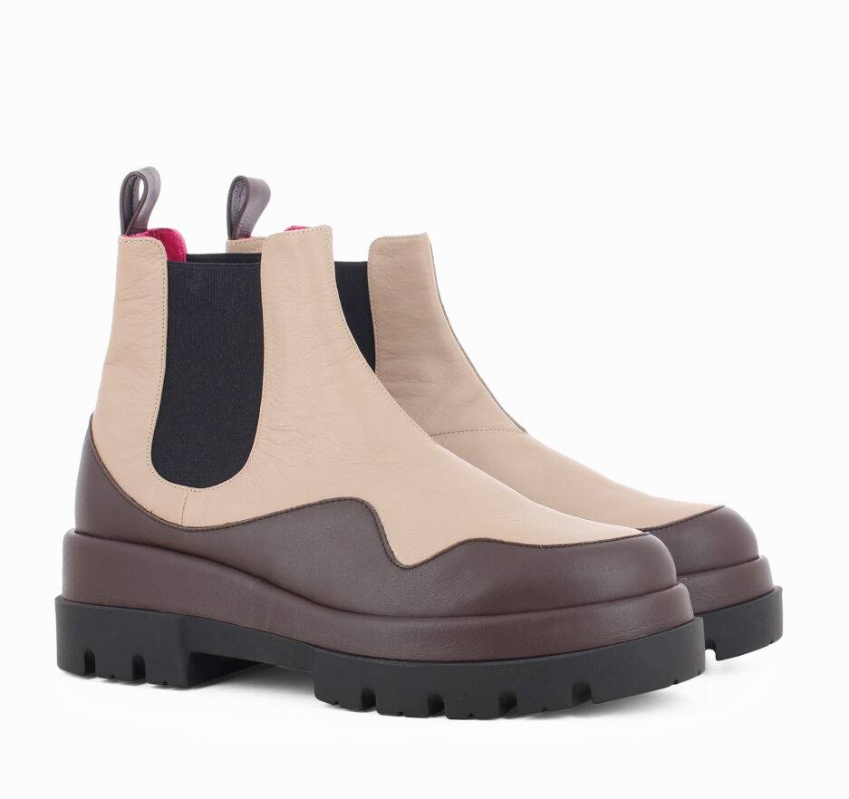 Le Babe TRONCHETTI IN VITELLO SAND Negozio