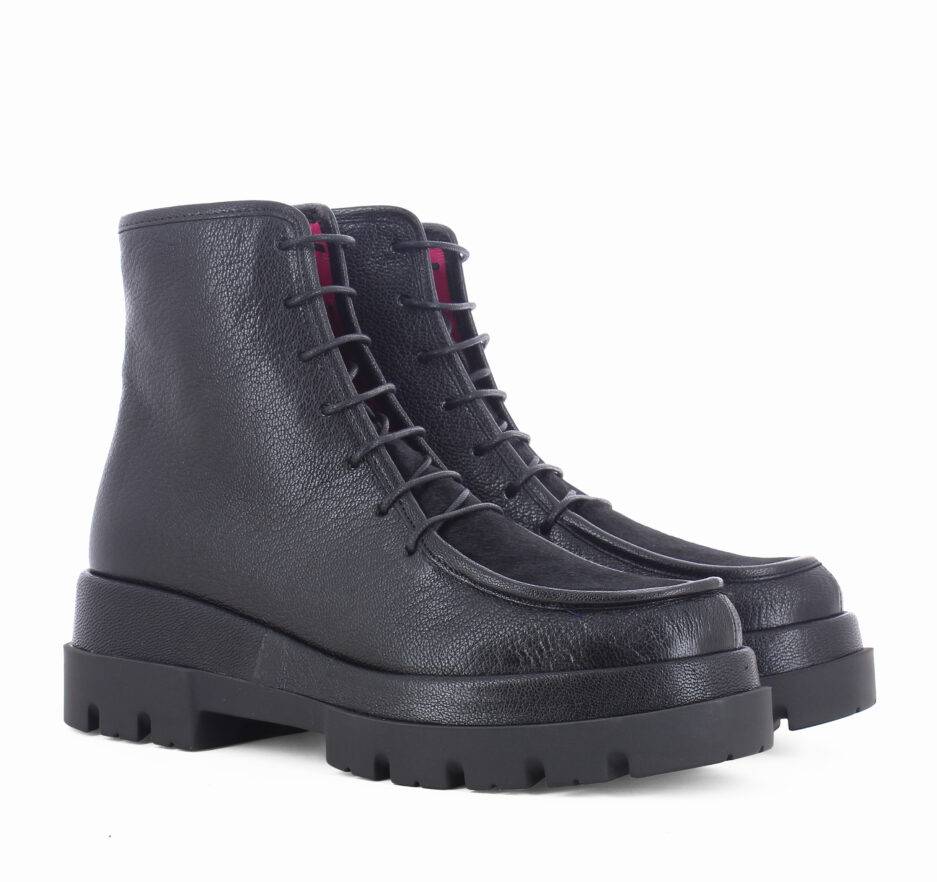 Le Babe BOOTS IN CUBA NERO Nuova