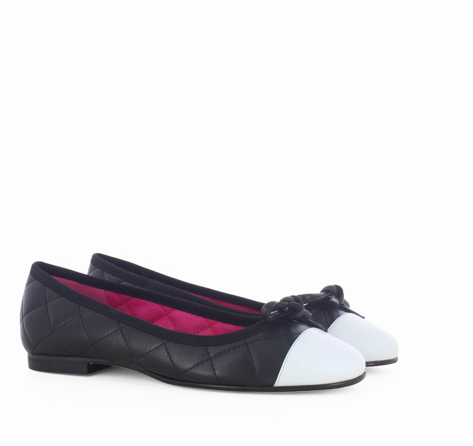 Le Babe BALLERINE IN NAPPA NERA Pezzi Unici