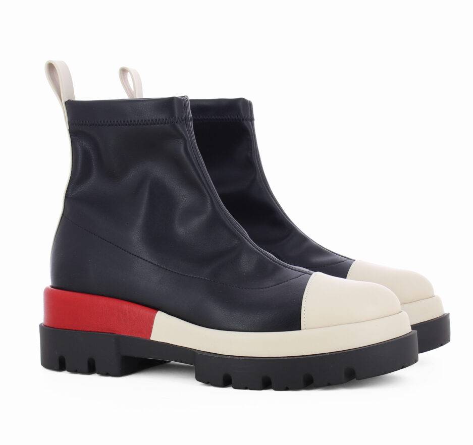 Le Babe TRONCHETTI IN STRETCH NERO Saldi