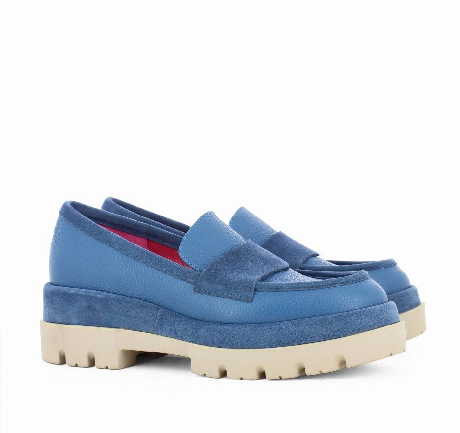Le Babe MOCASSINI IN DOLLARINO AZUL Pezzi Unici