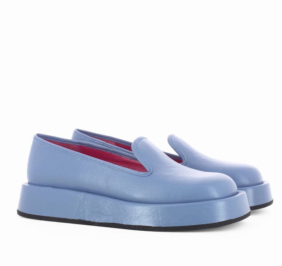 Le Babe MOCASSINI IN CHARLIE AZUL Sottocosto