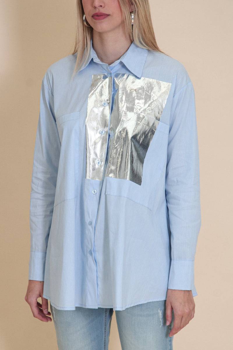 Le Streghe CAMICIA LAMINATA Qualità Garantita