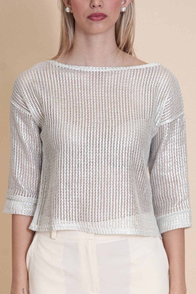 Le Streghe MAGLIE RETE SPALMATA Saldi