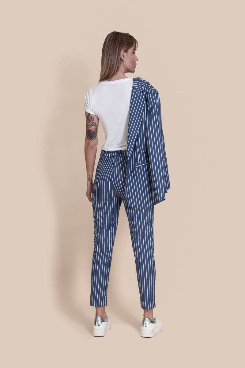 Le Streghe PANTALONE GESSATO Vendita Calda