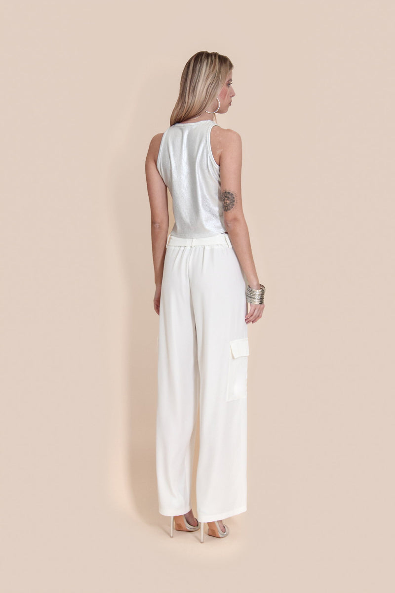 Le Streghe PANTALONE LARGO Vendita Economica