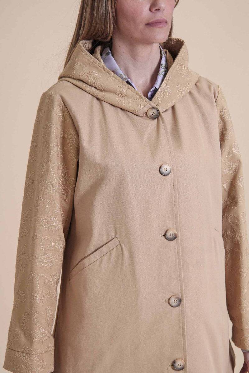 Le Streghe PARKA RICAMO Nuova