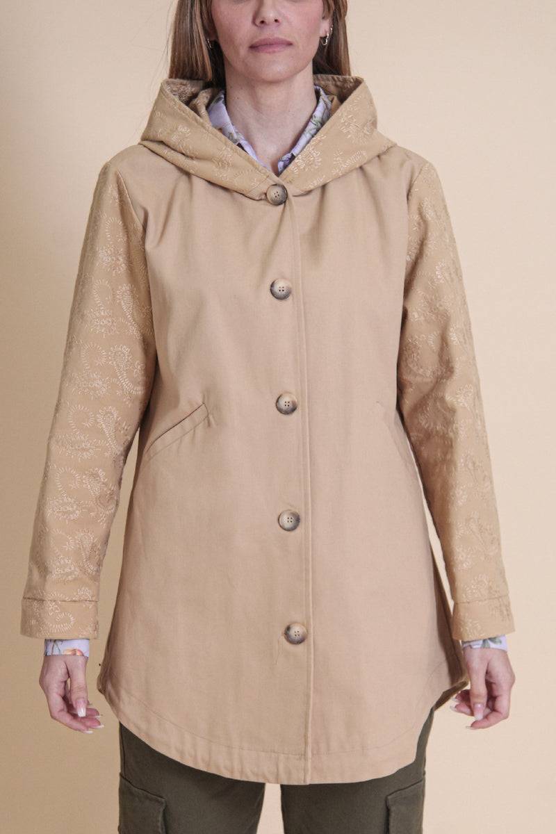 Le Streghe PARKA RICAMO Nuova