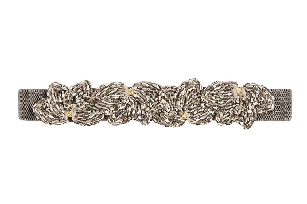 Lanacaprina CINTURA GIOIELLO CON STRASS