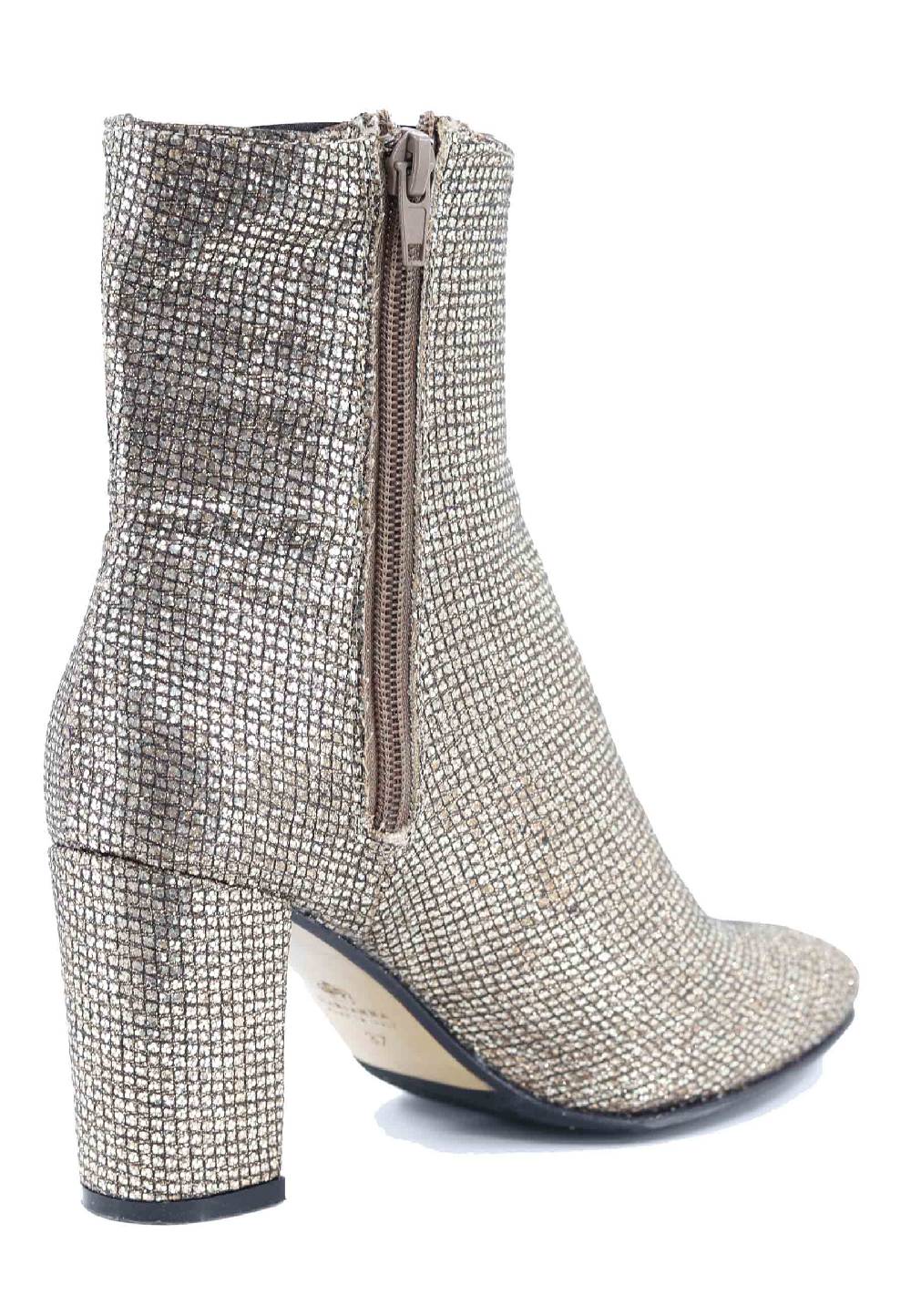 L'ARIANNA Stivaletti tr1692/g da donna in tessuto moon oro Offerte