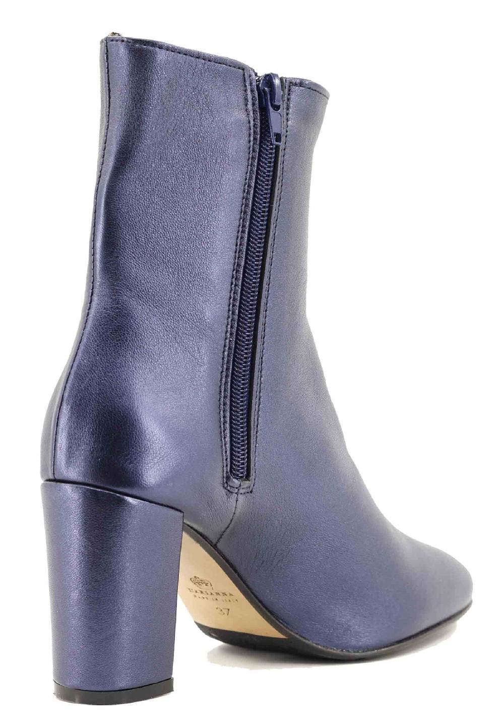 L'ARIANNA Stivaletti TR1692/G in pelle blu Hotsell
