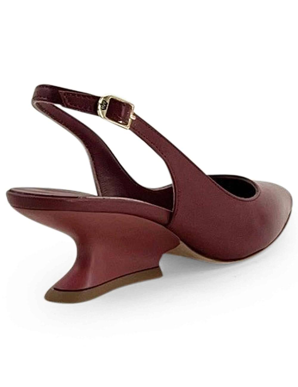 L'ARIANNA decollete ch1754/z slingback color COUTURE con tacco a zeppa l'arianna In Saldo