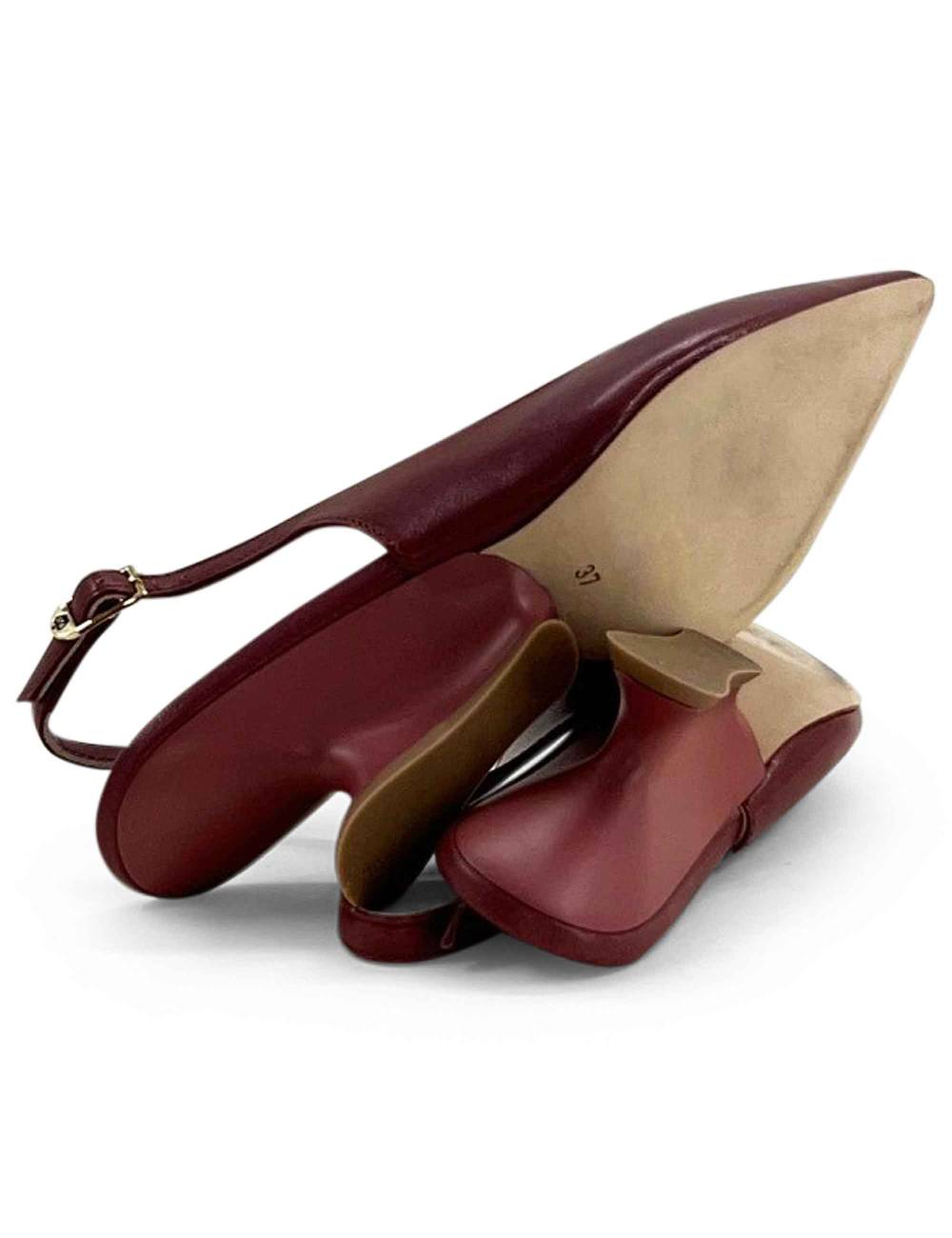 L'ARIANNA decollete ch1754/z slingback color COUTURE con tacco a zeppa l'arianna In Saldo