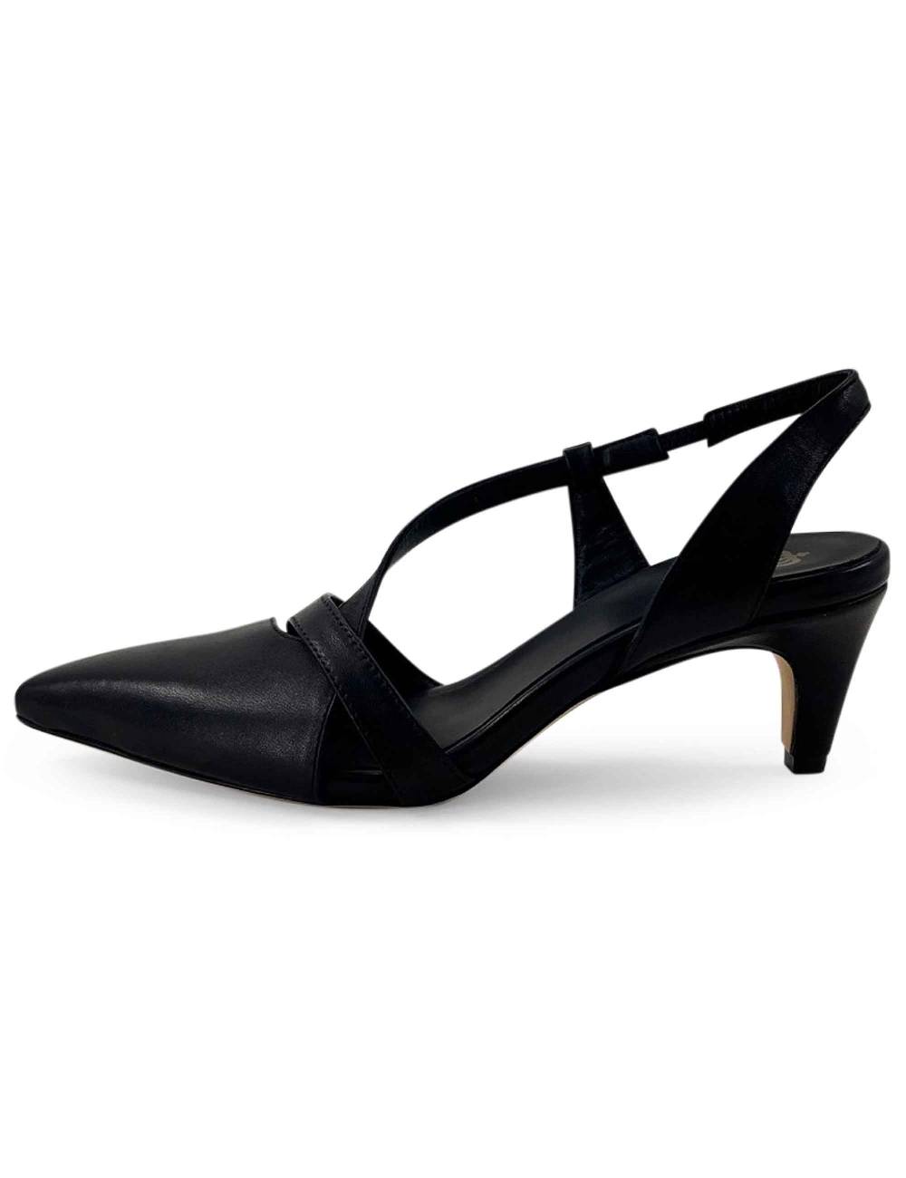 L'ARIANNA Decollete CH1721 da donna in pelle color nero 2025