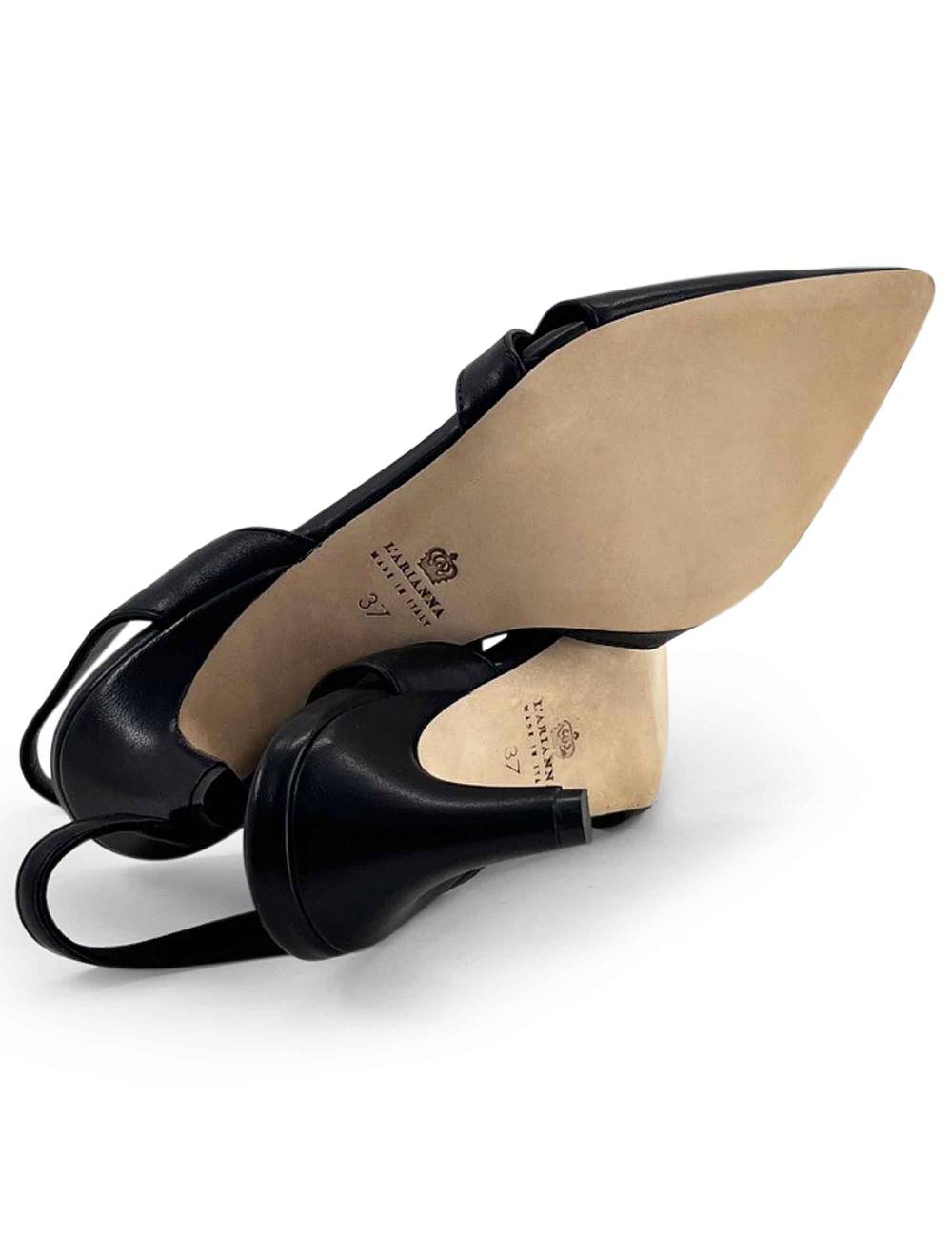 L'ARIANNA Decollete CH1721 da donna in pelle color nero 2025