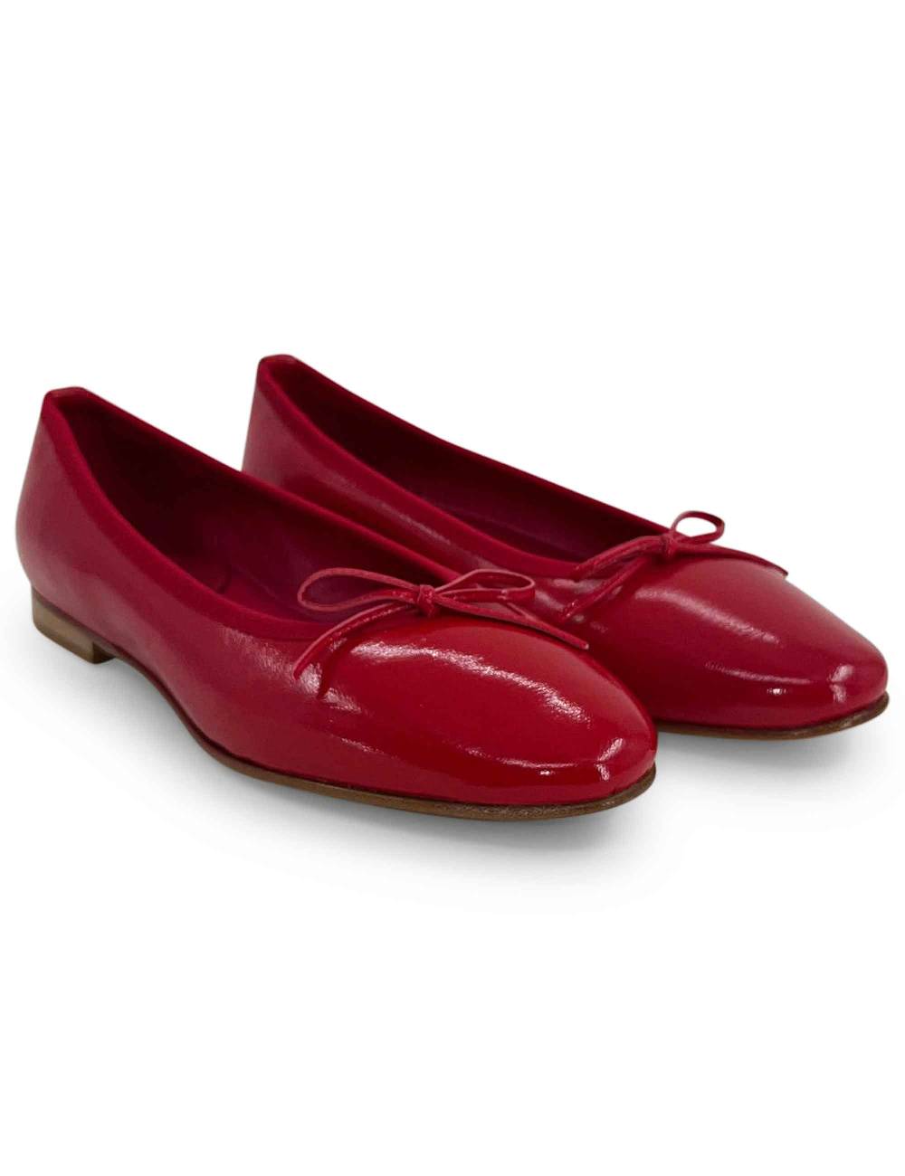 L'ARIANNA ballerina bl1705 in pelle lux rosso Qualità