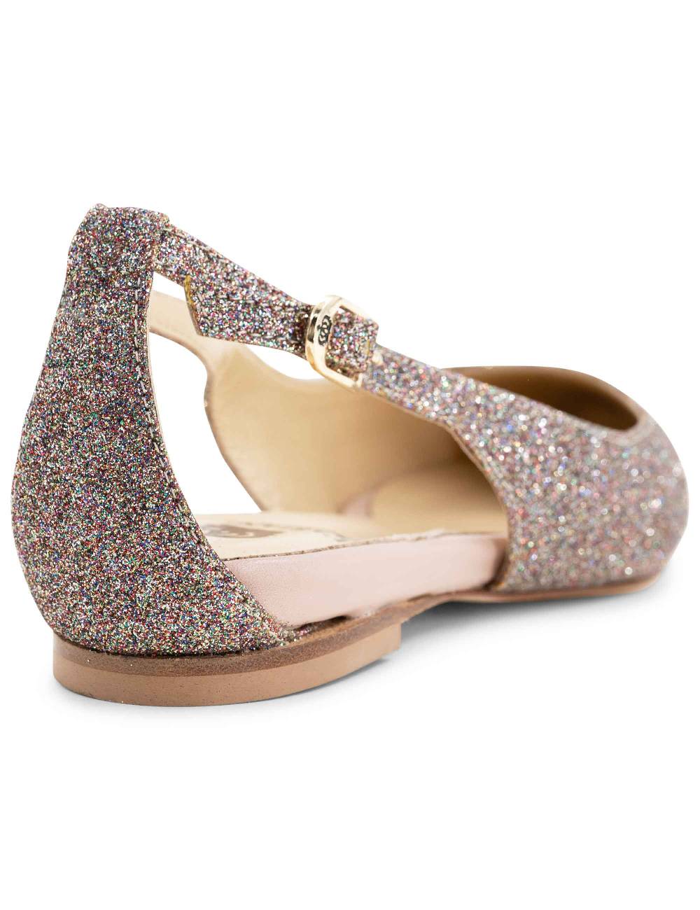 L'ARIANNA BALLERINE BL1599 DA DONNA IN tessuto luxury multicolor CON TACCO BASSO L'ARIANNA Spedizione Gratuita