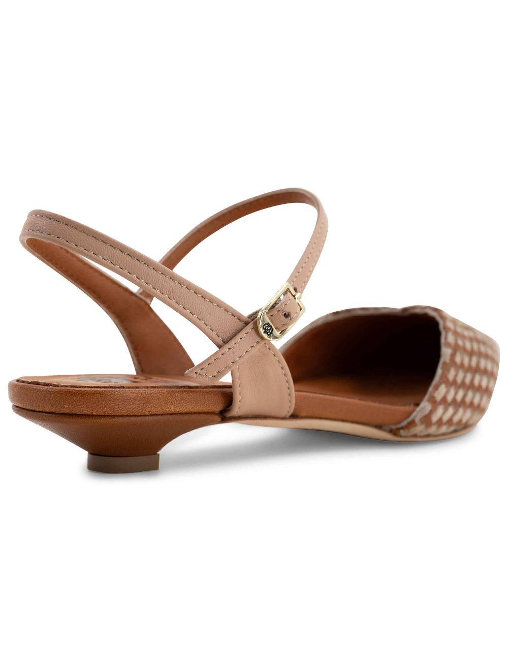 L'ARIANNA Ballerine BL1488/rt da donna in cuoio e nude con cinturino alla caviglia L'Arianna Acquista Ora