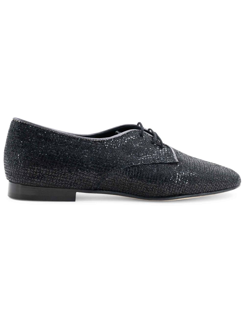 L'ARIANNA scarpina sc1706 donna in tessuto moon nero