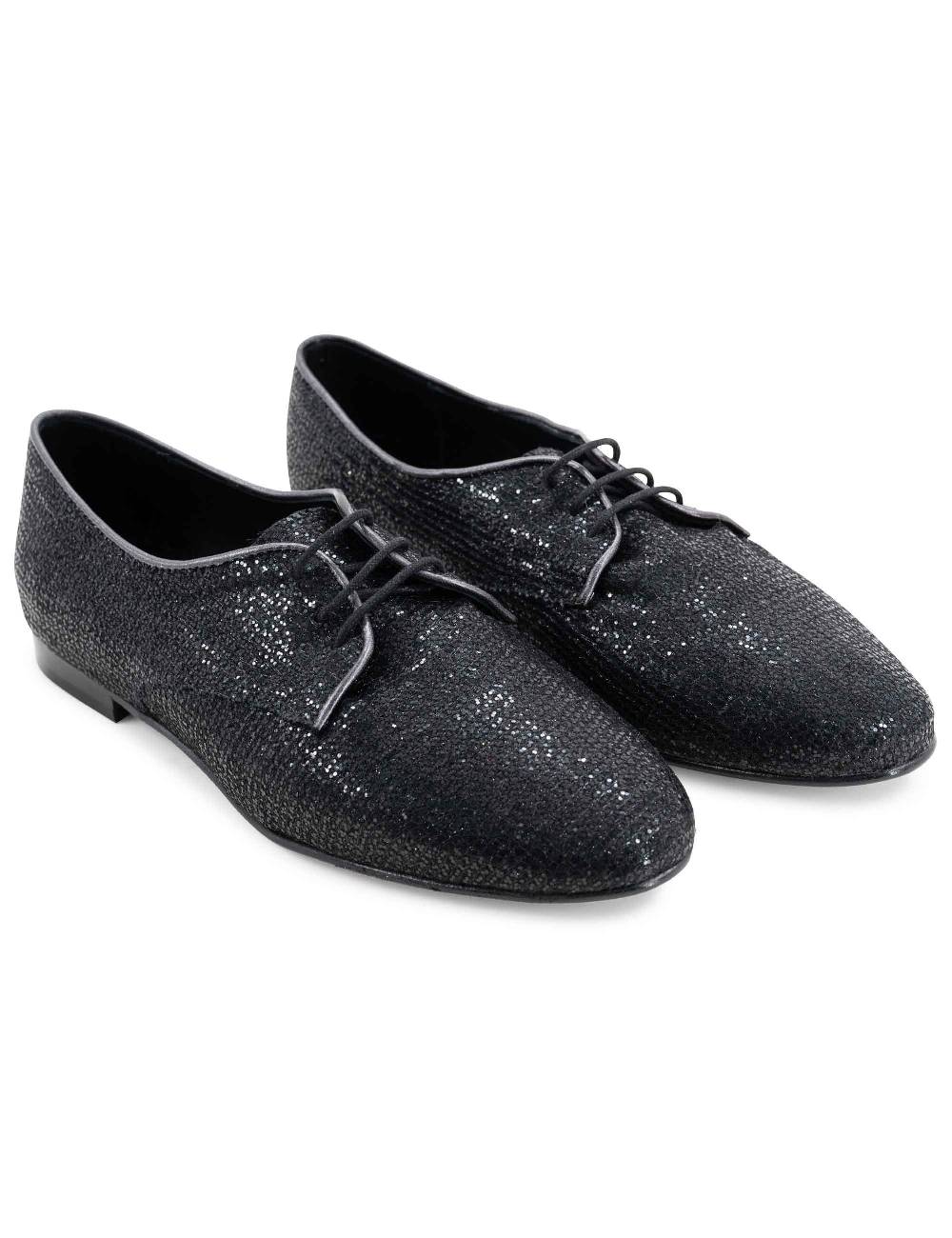 L'ARIANNA scarpina sc1706 donna in tessuto moon nero Sconto