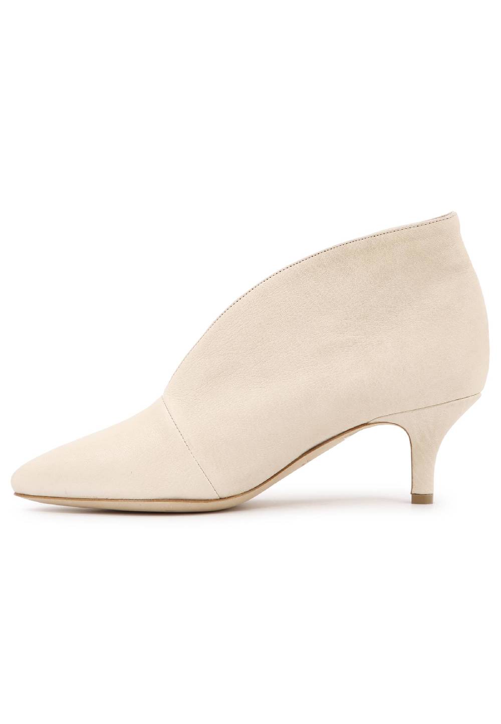 L'ARIANNA tronchetti tr8006 donna Ankle boot in pelle bianco frost con tacco basso tono su tono Acquista Ora
