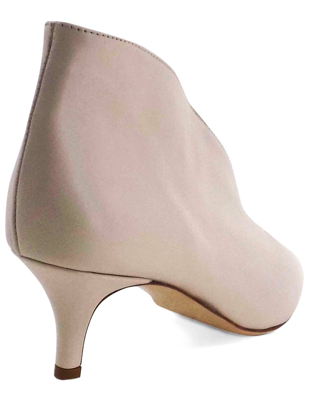 L'ARIANNA tronchetti tr8006 donna Ankle boot in pelle kiss con tacco basso Consegna Veloce