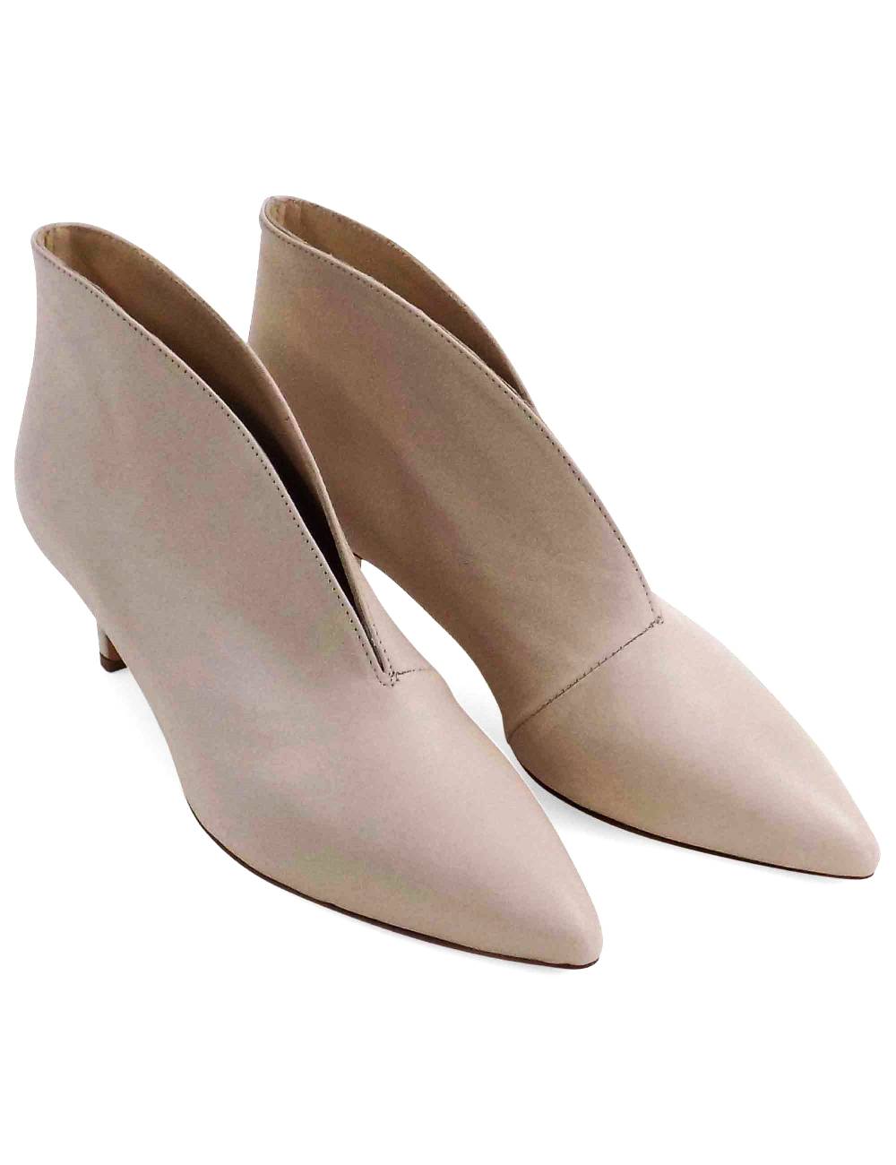 L'ARIANNA tronchetti tr8006 donna Ankle boot in pelle kiss con tacco basso Consegna Veloce