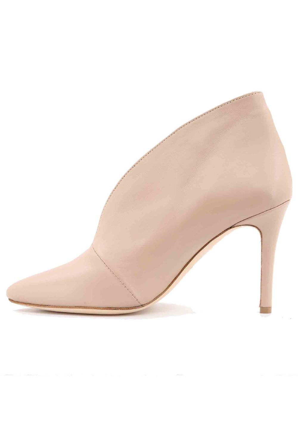 L'ARIANNA tronchetto TR8008 in pelle nude tacco alto Shopping Online